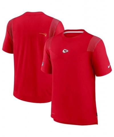 Men's Red Kansas City Chiefs Sideline Player UV Performance T-shirt $33.60 T-Shirts