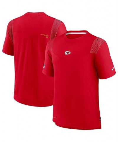 Men's Red Kansas City Chiefs Sideline Player UV Performance T-shirt $33.60 T-Shirts