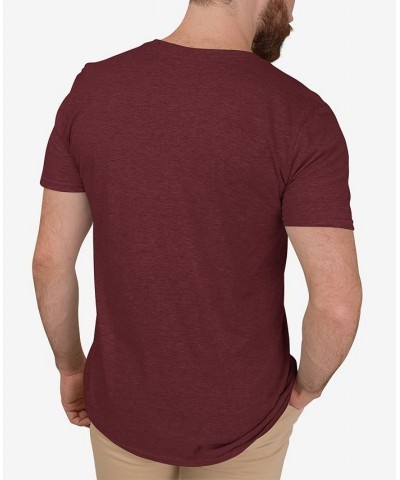 Men's Short Sleeves Premium Blend Word Art T-shirt Red $24.29 Shirts