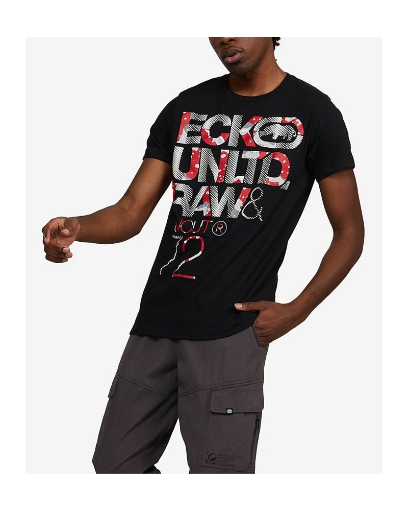 Men's Odds In Favor Graphic T-shirt Black $19.72 T-Shirts