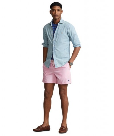 Men's 5-3/4-Inch Traveler Classic Swim Trunks PD06 $43.70 Swimsuits