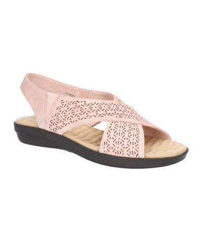 Women's Claudia Comfort Wave Sandals Blush $26.00 Shoes