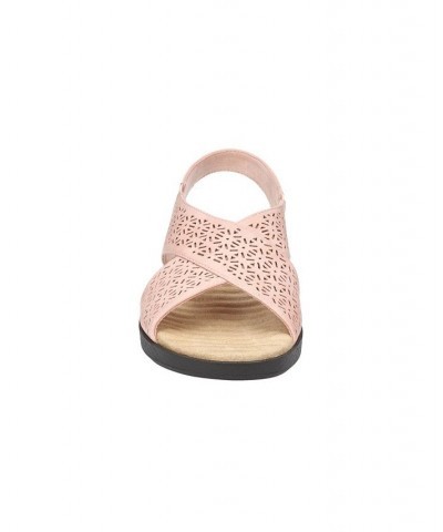 Women's Claudia Comfort Wave Sandals Blush $26.00 Shoes