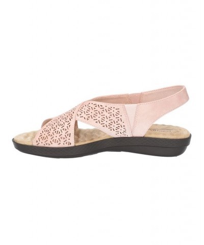 Women's Claudia Comfort Wave Sandals Blush $26.00 Shoes