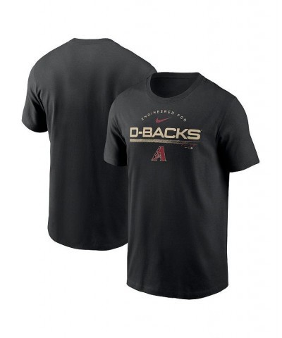 Men's Black Arizona Diamondbacks Team Engineered Performance T-shirt $24.00 T-Shirts