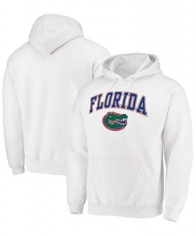 Men's White Florida Gators Campus Logo Pullover Hoodie $18.92 Sweatshirt