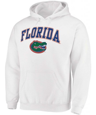 Men's White Florida Gators Campus Logo Pullover Hoodie $18.92 Sweatshirt