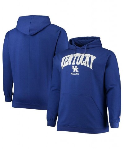 Men's Royal Kentucky Wildcats Big and Tall Arch Over Logo Powerblend Pullover Hoodie $33.00 Sweatshirt