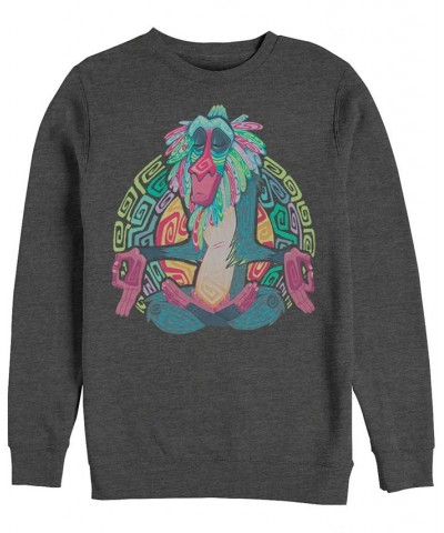 Disney Men's Lion King Geometric Rafiki, Crewneck Fleece Dark Gray $22.00 Sweatshirt