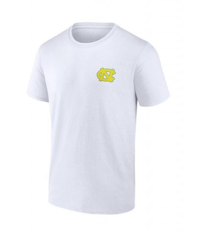 Men's Branded White North Carolina Tar Heels High Hurdles T-shirt $14.83 T-Shirts