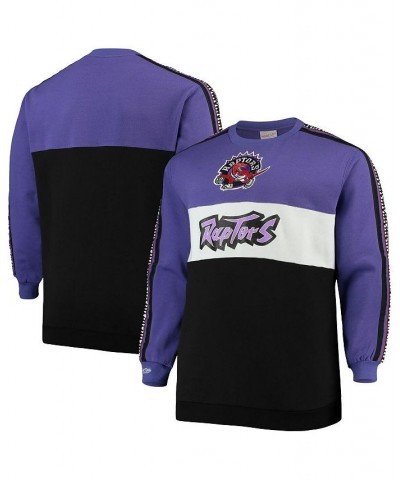 Men's Purple, Black Toronto Raptors Hardwood Classics Big and Tall Leading Scorer Fleece Pullover Sweatshirt $34.00 Sweatshirt