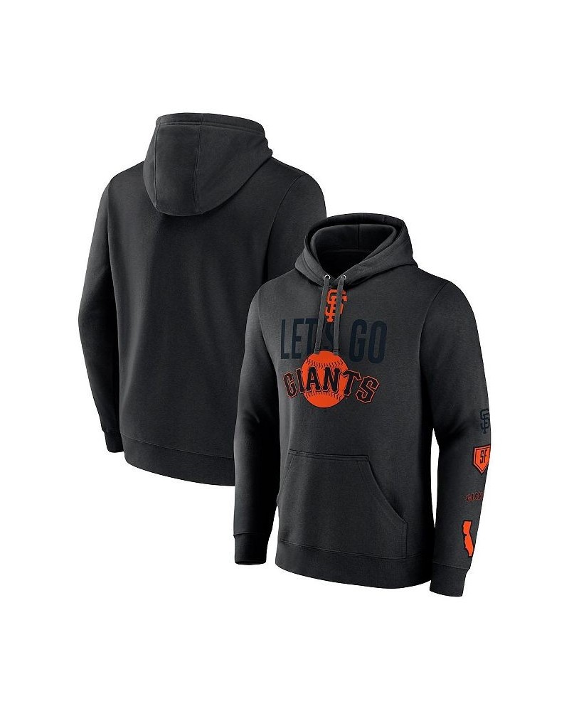 Men's Branded Black San Francisco Giants Bases Loaded Pullover Hoodie $35.20 Sweatshirt