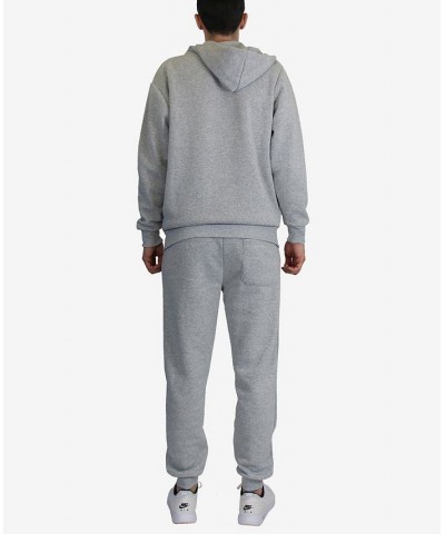 Men's Slim Fit Fleece-Lined Reflective Design Hoodie and Jogger Pants, 2 Piece Set PD04 $33.00 Pants