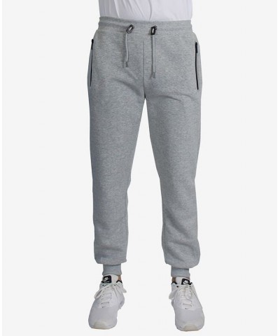 Men's Slim Fit Fleece-Lined Reflective Design Hoodie and Jogger Pants, 2 Piece Set PD04 $33.00 Pants