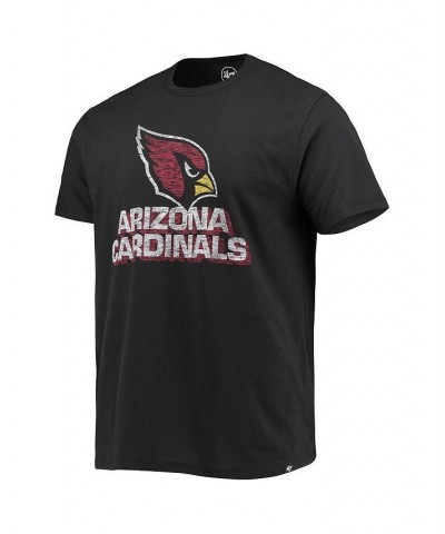 Men's '47 Black Arizona Cardinals Throwback Lockup T-shirt $14.72 T-Shirts