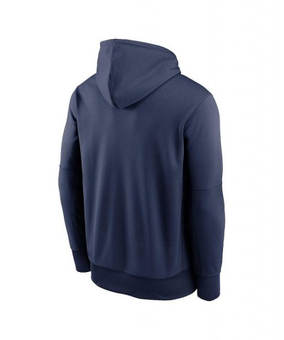 Men's Navy Milwaukee Brewers Season Pattern Pullover Hoodie $42.30 Sweatshirt