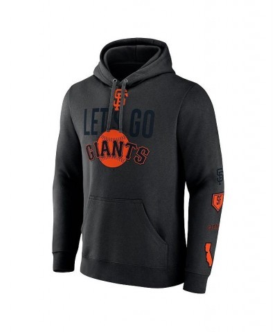 Men's Branded Black San Francisco Giants Bases Loaded Pullover Hoodie $35.20 Sweatshirt