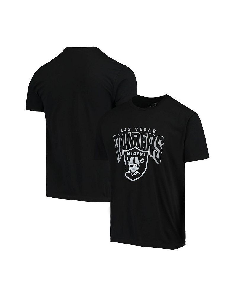 Men's Black Las Vegas Raiders Bold Logo T-shirt $20.51 T-Shirts