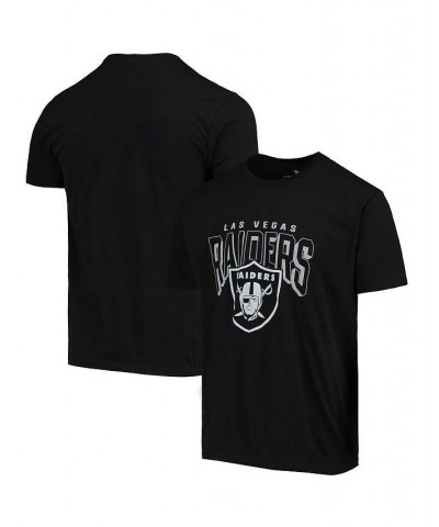 Men's Black Las Vegas Raiders Bold Logo T-shirt $20.51 T-Shirts