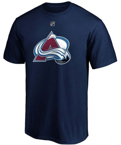 Men's Nathan Mackinnon Navy Colorado Avalanche Authentic Stack Name Number T-shirt $20.39 T-Shirts