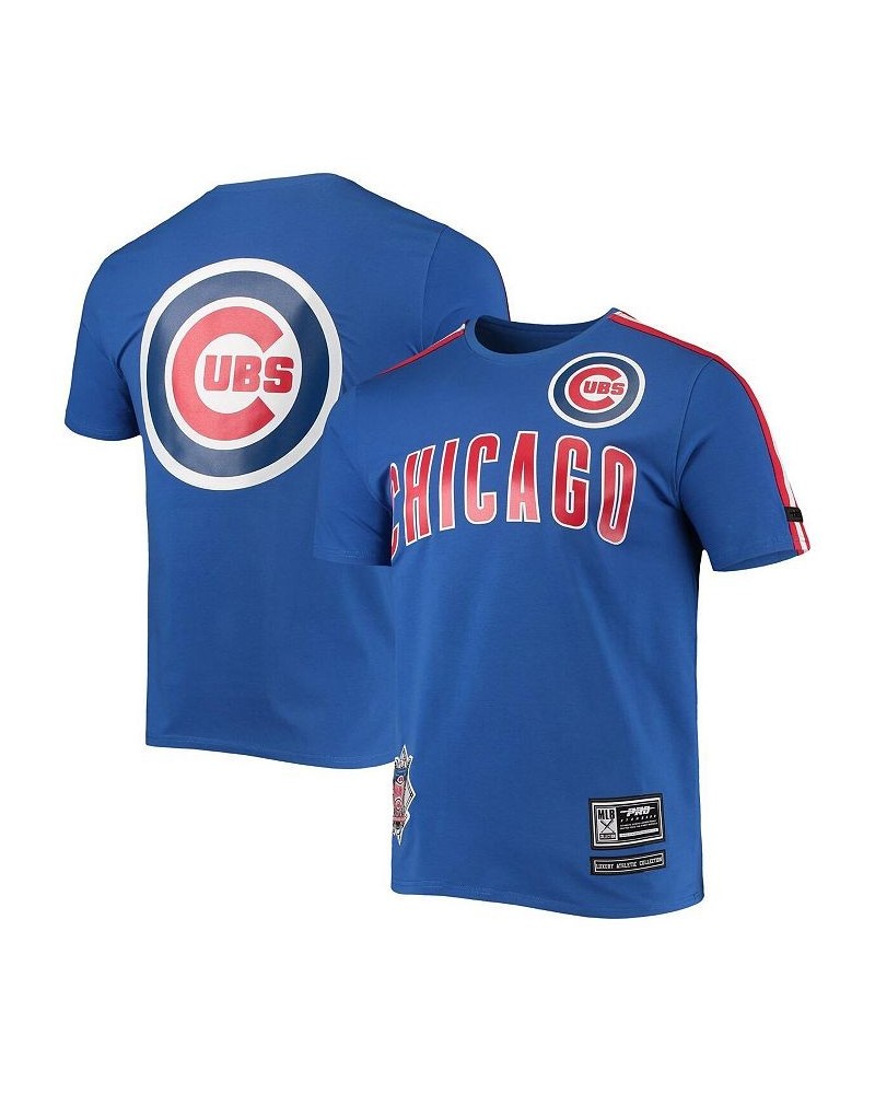 Men's Royal Chicago Cubs Taping T-shirt $30.00 T-Shirts