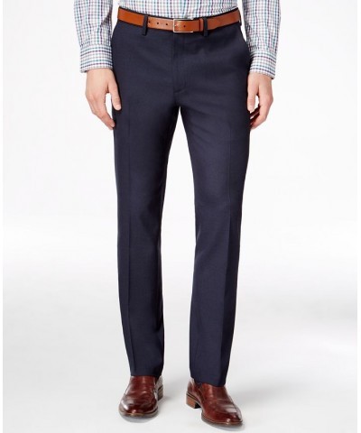 Men's Slim-Fit Stretch Dress Pants Dark Navy $25.43 Pants