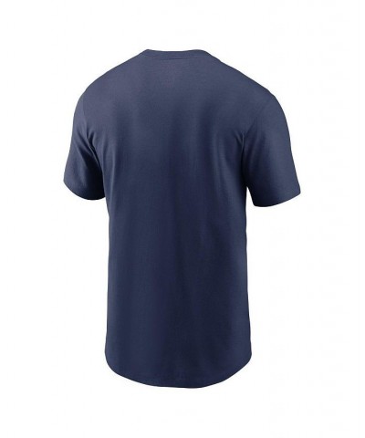 Men's Navy Chicago Cubs Cooperstown Collection Rewind Arch T-shirt $26.09 T-Shirts