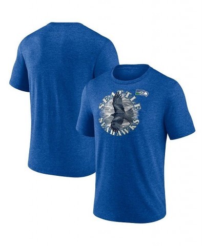 Men's Branded Heathered Royal Seattle Seahawks Sporting Chance T-shirt $19.88 T-Shirts