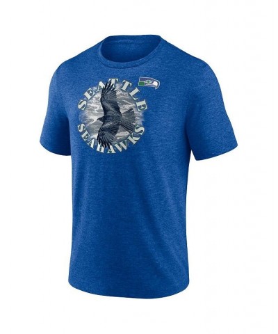 Men's Branded Heathered Royal Seattle Seahawks Sporting Chance T-shirt $19.88 T-Shirts