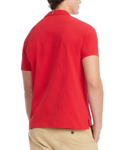 Men's Short-Sleeve Regular-Fit Logo Polo Red $29.25 Polo Shirts