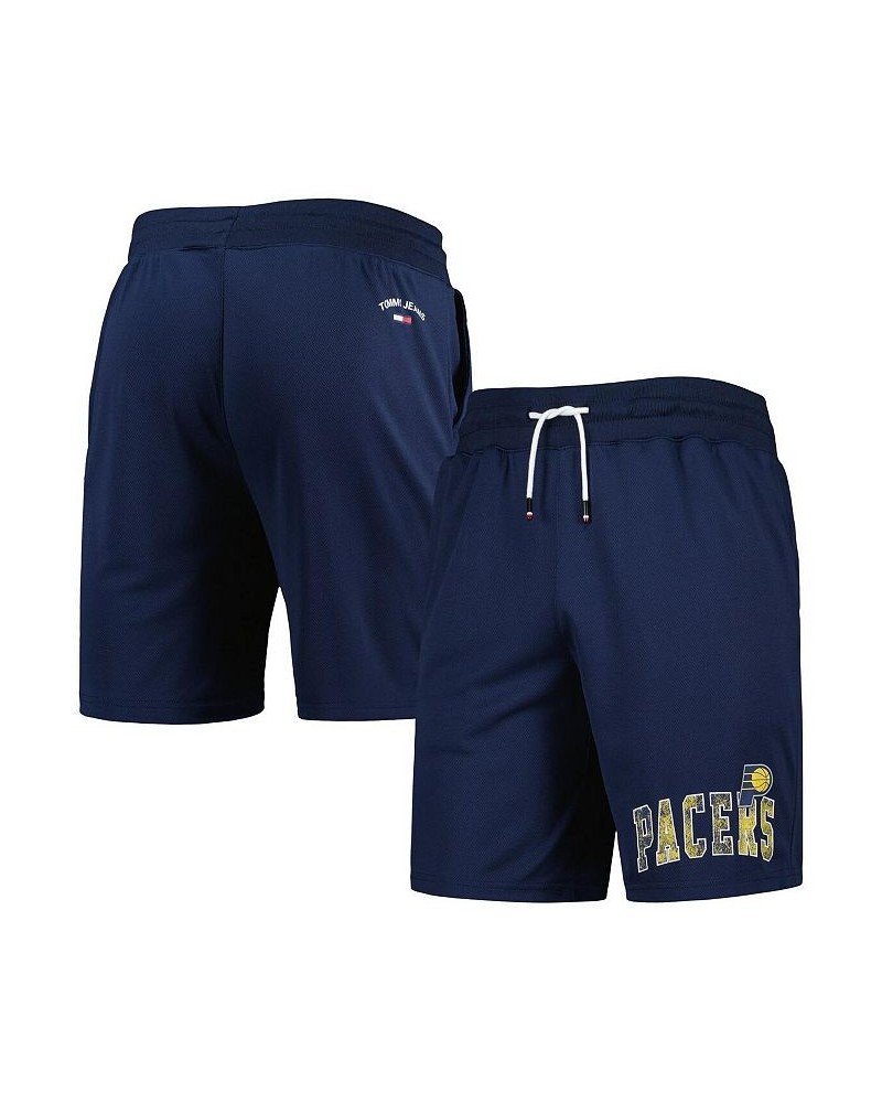 Men's Navy Indiana Pacers Mike Mesh Basketball Shorts $26.65 Shorts