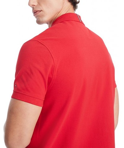 Men's Short-Sleeve Regular-Fit Logo Polo Red $29.25 Polo Shirts