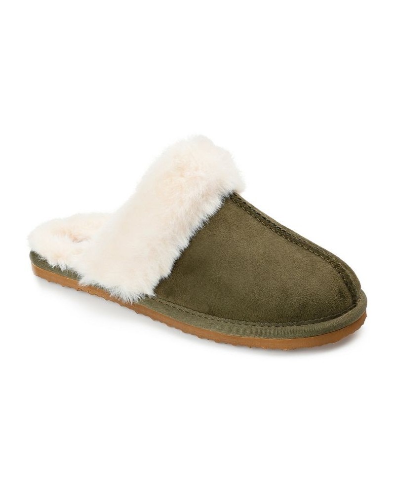 Women's Delanee Slippers Green $44.19 Shoes