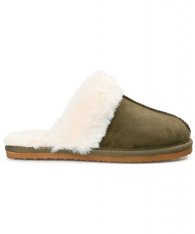 Women's Delanee Slippers Green $44.19 Shoes