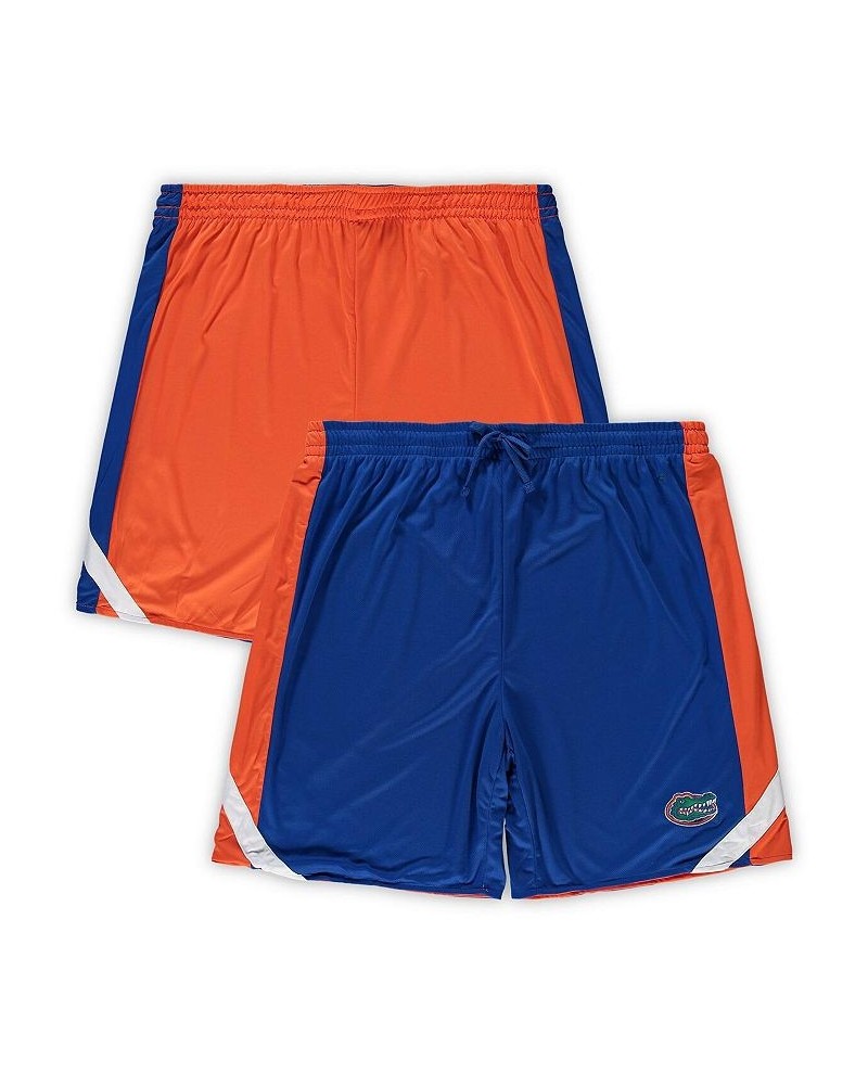 Men's Royal, Orange Florida Gators Big and Tall Team Reversible Shorts $28.04 Shorts