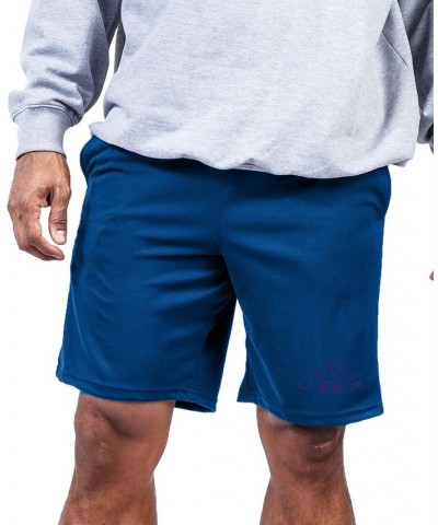 Men's Big & Tall Vintage Wash Standard-Fit 7" Fleece Varsity Shorts Blue $19.18 Shorts