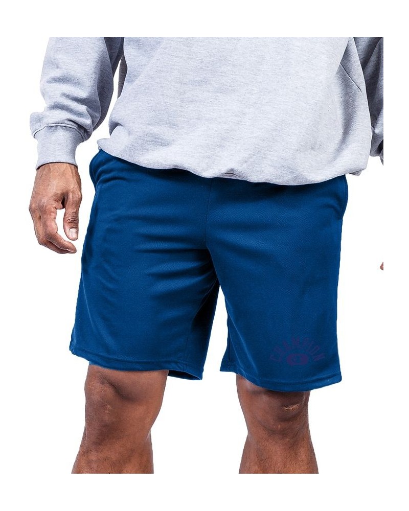 Men's Big & Tall Vintage Wash Standard-Fit 7" Fleece Varsity Shorts Blue $19.18 Shorts