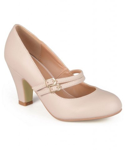 Women's Windy Double Strap Heels PD02 $43.19 Shoes