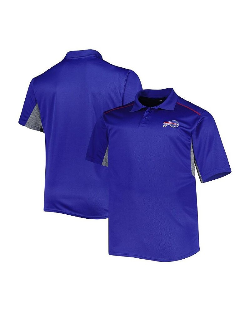 Men's Royal Buffalo Bills Big and Tall Team Color Polo Shirt $33.14 Polo Shirts