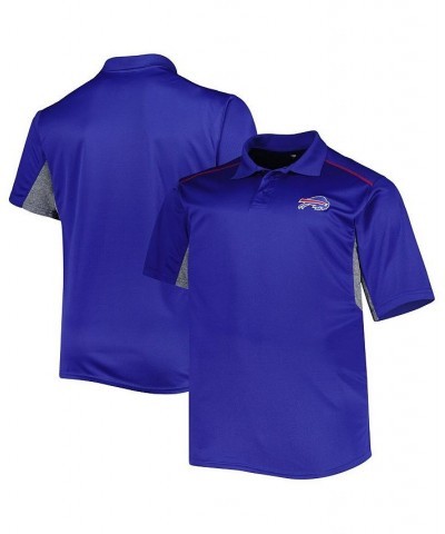 Men's Royal Buffalo Bills Big and Tall Team Color Polo Shirt $33.14 Polo Shirts