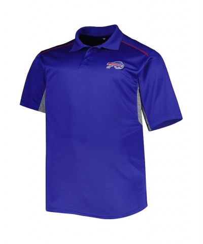 Men's Royal Buffalo Bills Big and Tall Team Color Polo Shirt $33.14 Polo Shirts