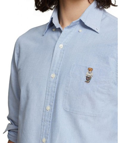 Men's Classic-Fit Polo Bear Oxford Shirt Polo Spring Bear $72.52 Shirts