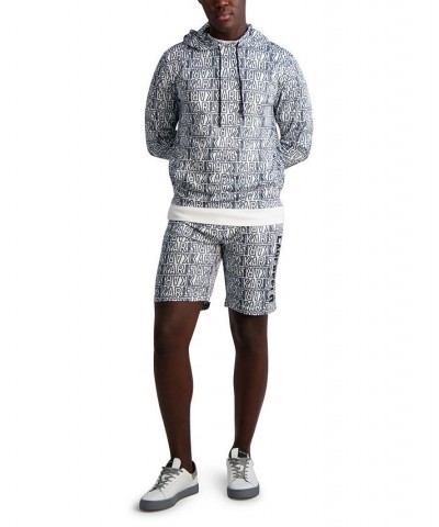 Men's All Over Logo Print Mesh Shorts Multi $52.32 Shorts