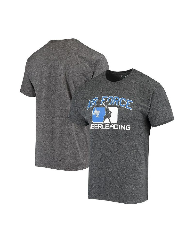 Men's Heather Charcoal Air Force Falcons Cheerleading T-shirt $12.00 T-Shirts