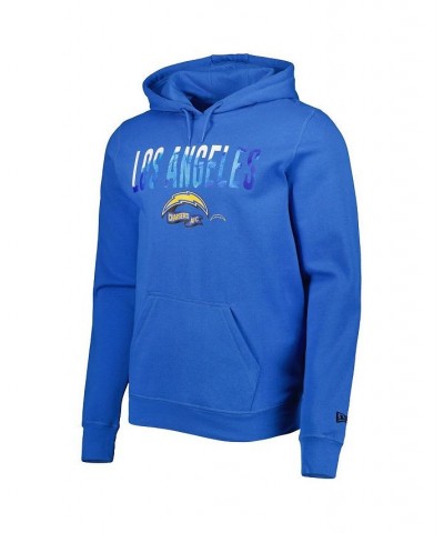 Men's Powder Blue Los Angeles Chargers Ink Dye Pullover Hoodie $35.50 Sweatshirt