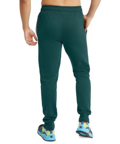 Men's Powerblend Fleece Logo Jogger Sweatpants Forest Peak Green $21.20 Pants