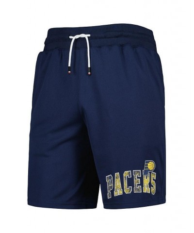 Men's Navy Indiana Pacers Mike Mesh Basketball Shorts $26.65 Shorts