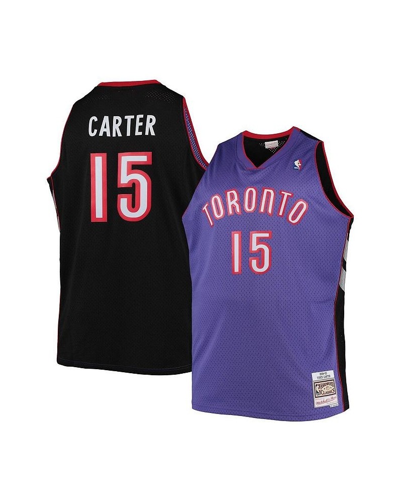 Men's Vince Carter Purple Toronto Raptors Big and Tall Hardwood Classics Swingman Jersey $39.10 Jersey