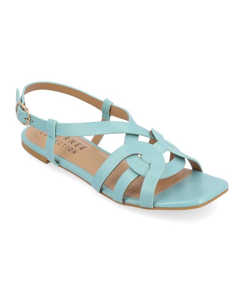 Women's Alorra Flat Sandals PD05 $38.99 Shoes