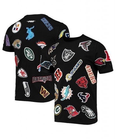 Men's Black Nfl League Wordmark T-shirt $66.00 T-Shirts